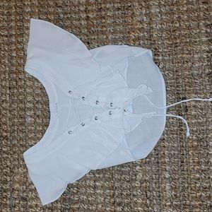 White Crop Top